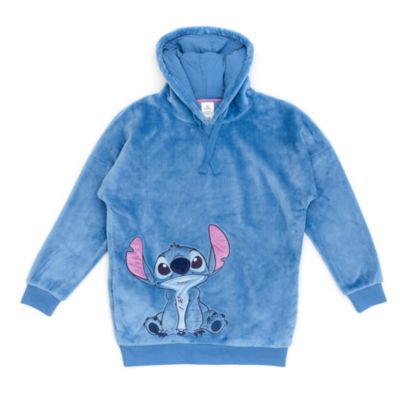 Sudadera mullida con capucha Stitch para adultos, Disney Store