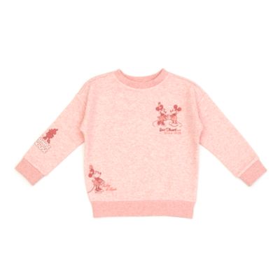 Sudadera infantil rosa Minnie, Disney Store