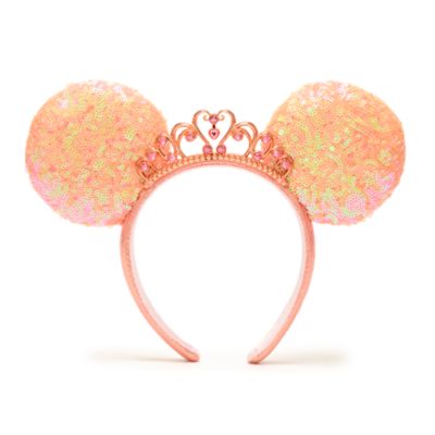 Walt Disney World diadema con orejas Minnie Mouse para adultos, princesas Disney