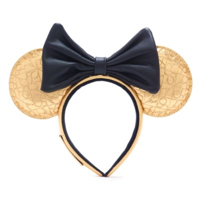 Loungefly diadema con orejas elegantes Minnie Mouse para adultos 50.º aniversario Walt Disney World