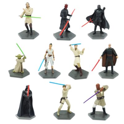 Set juego figuritas exclusivo Jedi contra Sith, Star Wars, Disney Store