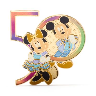 Walt Disney World pin 50.º aniversario Mickey y Minnie