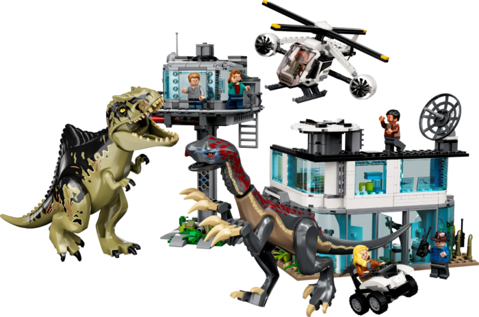 LEGO Ataque del Giganotosaurio y el Therizinosaurio