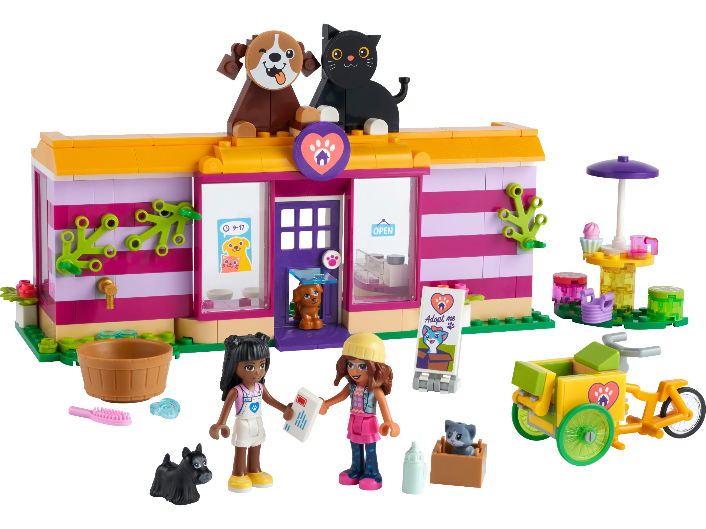 LEGO Cafetería de Adopción de Mascotas