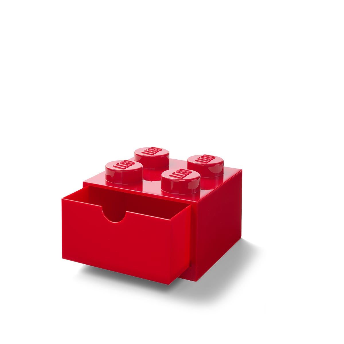 LEGO Cajón de Escritorio de 4 Espigas (rojo)