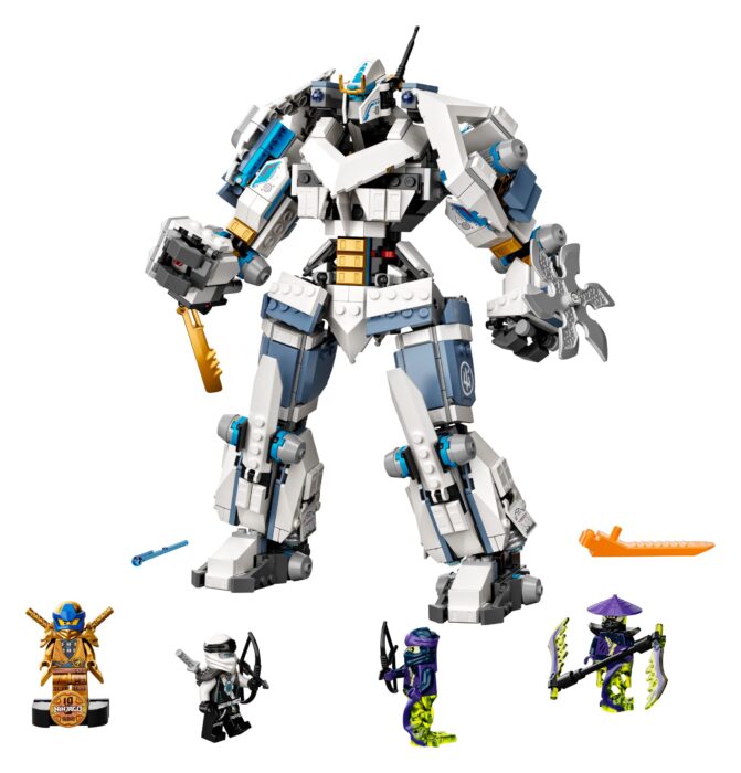 LEGO Combate en el Titán Robot de Zane