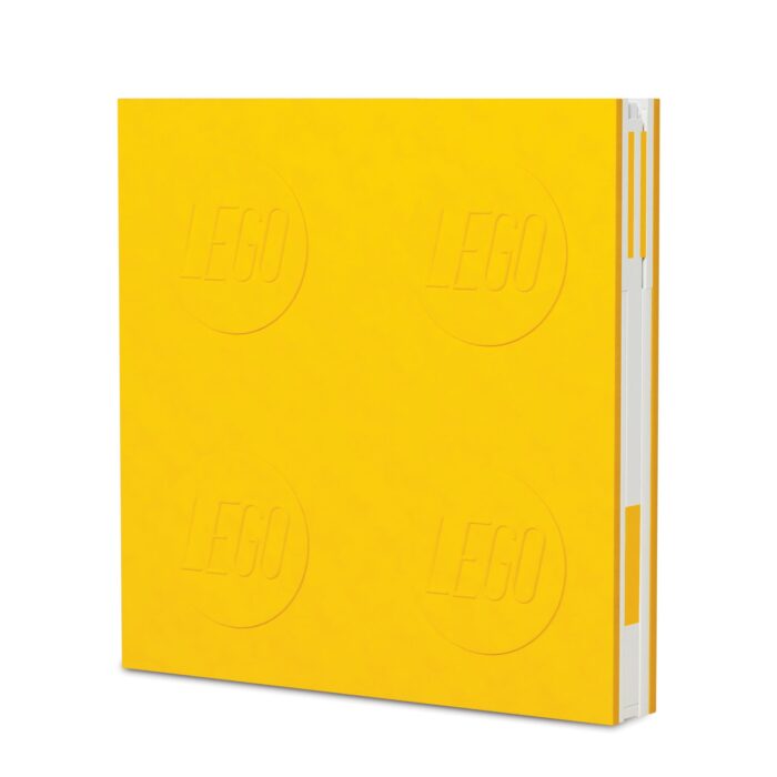 LEGO Cuaderno con Bolígrafo de Gel (amarillo)