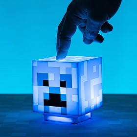 Lámpara de Minecraft con forma de Creeper cargado