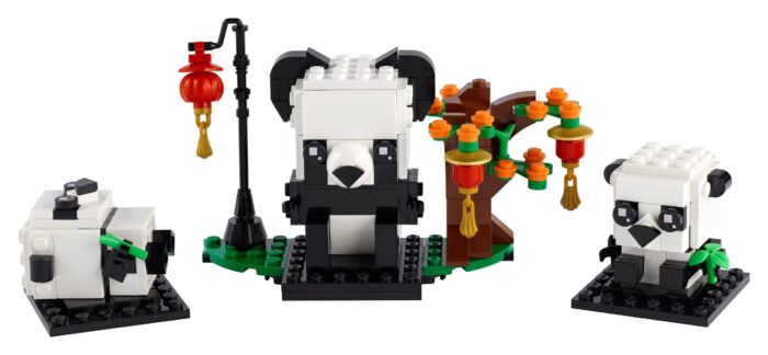 LEGO Pandas del Año Nuevo Chino