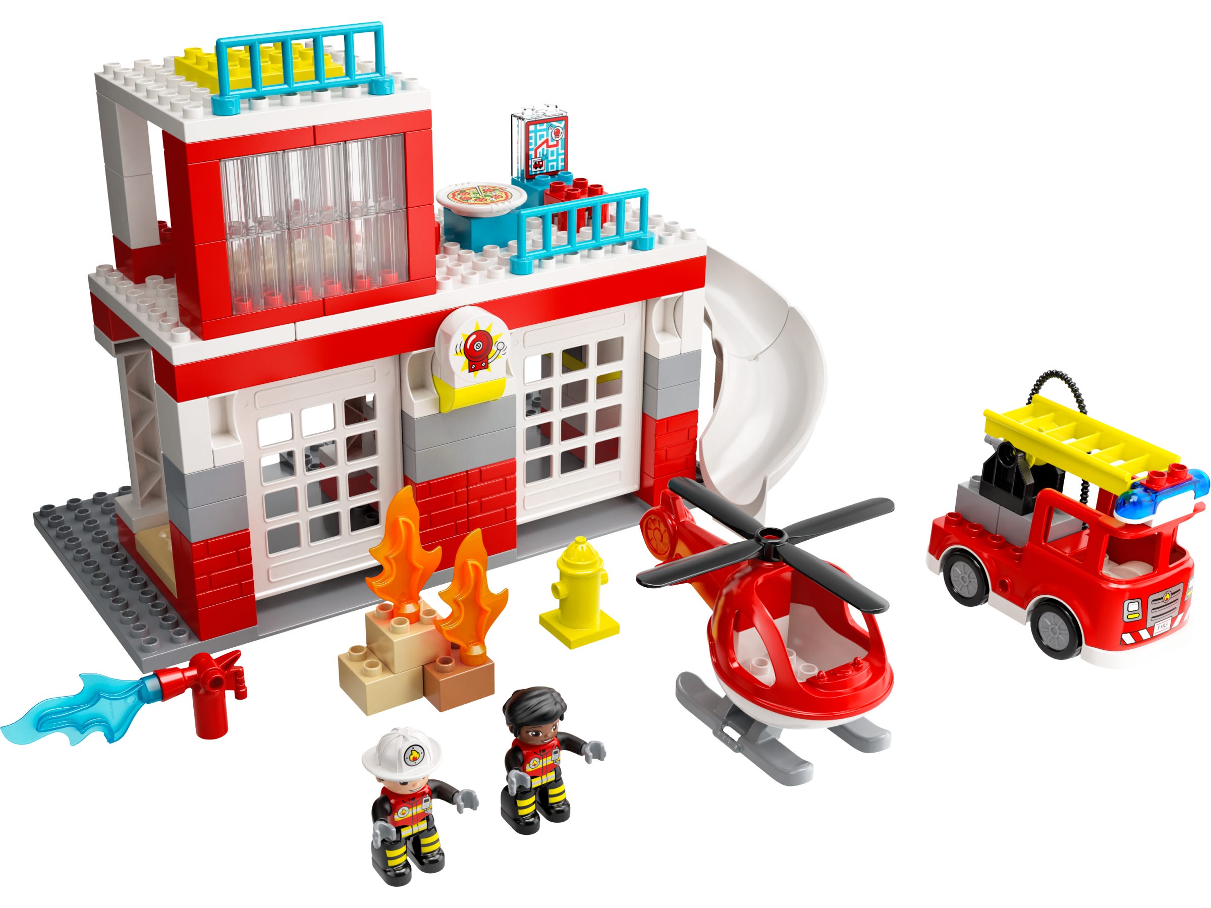 LEGO Parque de Bomberos y Helicóptero