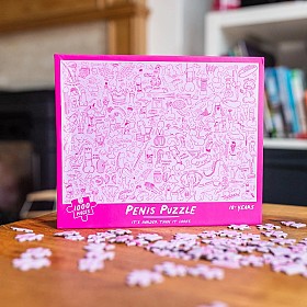 Puzzle de 1000 piezas con ilustraciones de penes