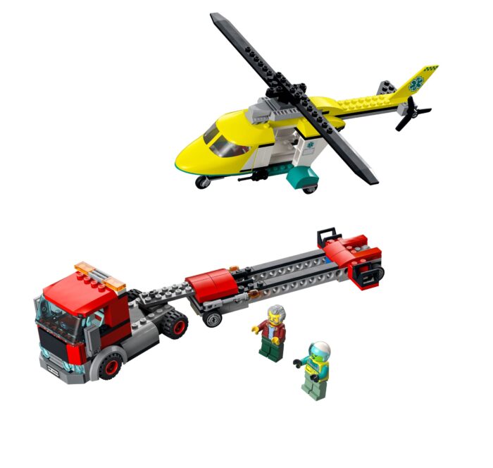 LEGO Transporte del Helicóptero de Rescate